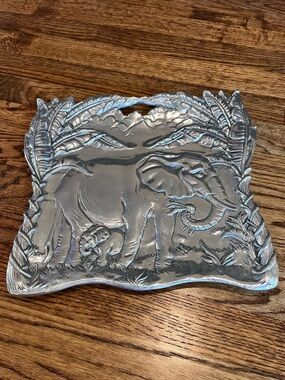 Arthur Court Elephant Decorative Tray 2003